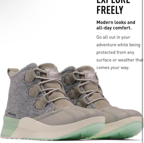 Sorel Out n' About III Classic - Dove, Sea Sprite - Picture 1 of 7